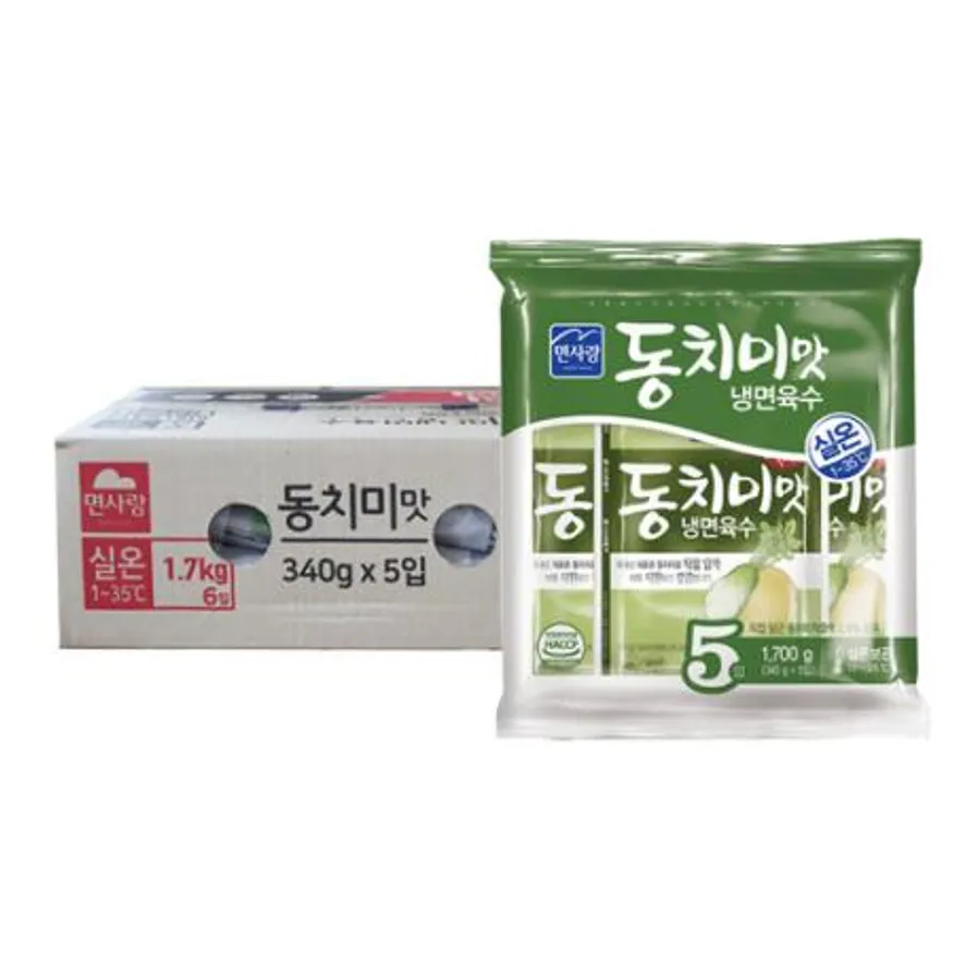 면사랑 동치미맛 냉면육수340g 30개 1박스 이미지