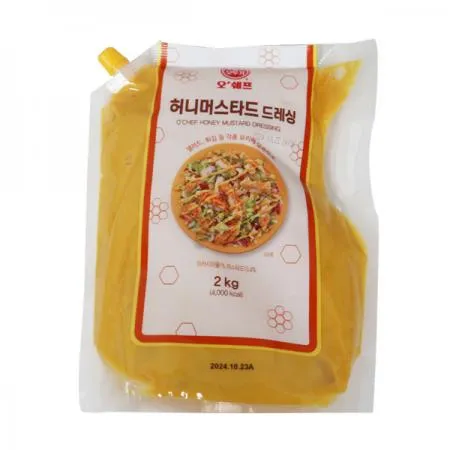 오뚜기 오쉐프 허니머스타드드레싱2kg 6개 1박스 이미지