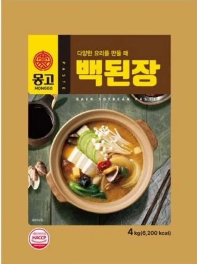 몽고식품 몽고 백된장4kg 1개 이미지