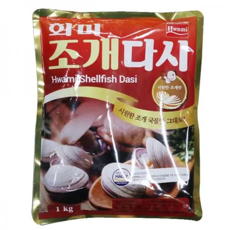화미 조개다시1kg 1개
