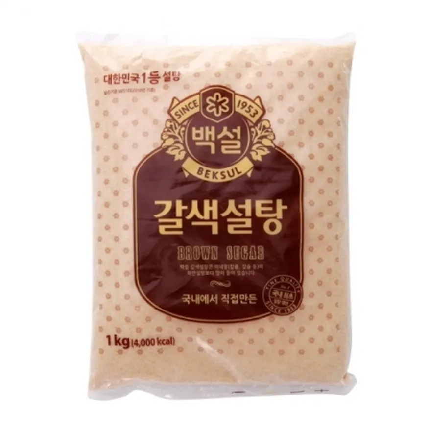 백설 갈색설탕 이미지