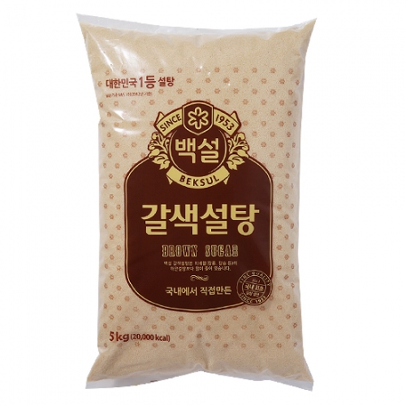 백설 갈색설탕 이미지