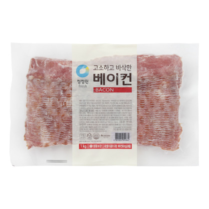 청정원 고소하고 바삭한 베이컨 1k 5개 1박스 이미지