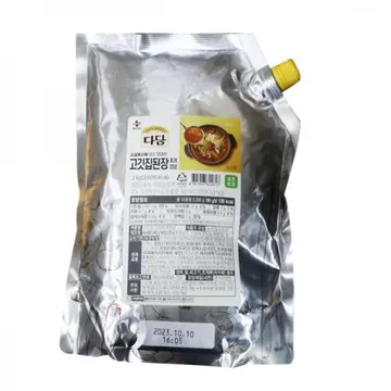 cj 백설 다담 고깃집된장찌개양념2kg    1개