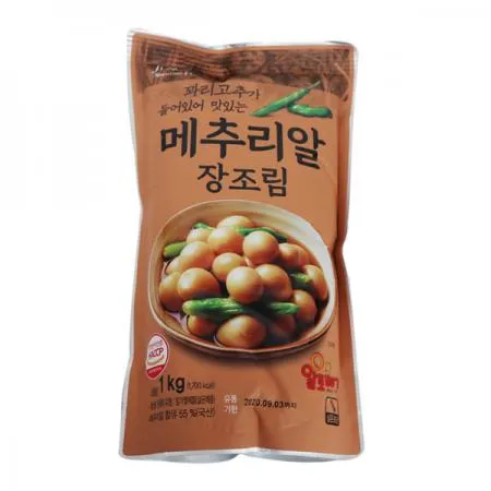 정원식품 메추리알장조림1kg 1개