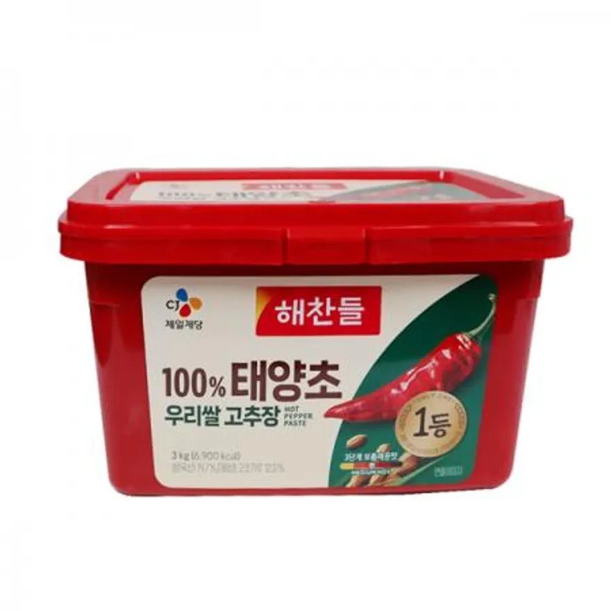 해찬들 100%태양초 우리쌀고추장3k 1개 이미지