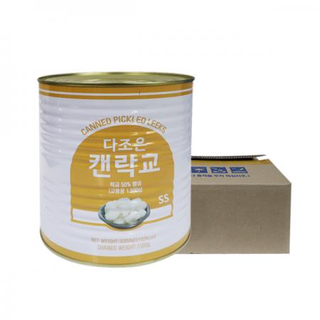 이엔푸드 다조은 캔락교2s 3kg 6개 1박스  이미지