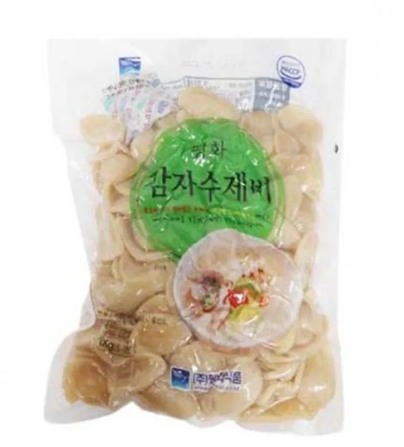 평화 감자수제비1kg10개1박스 이미지