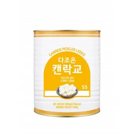 이엔푸드 다조은 캔락교2s 3kg 6개 1박스  이미지