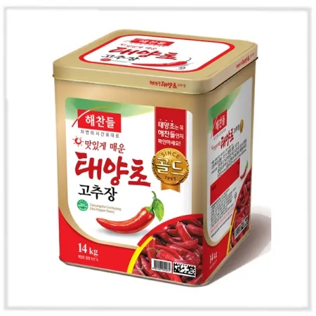 해찬들 태양초 골드고추장14kg 1개