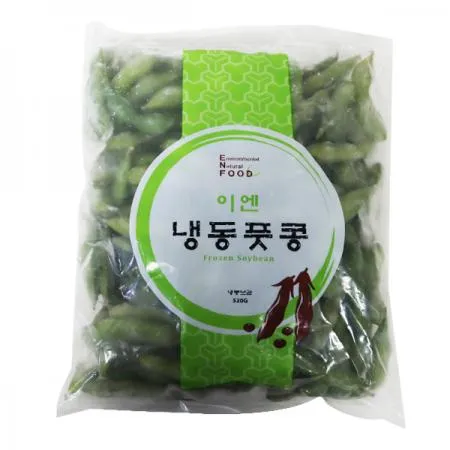 이엔 냉동자숙콩 520g 냉동풋콩 이미지