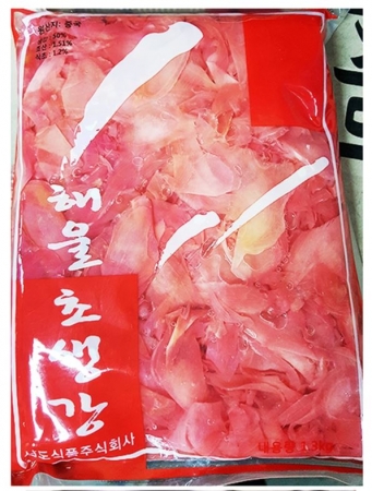 해울찬 적색 초생강1.3kg 1개