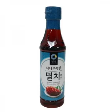 청정원 대나무숙성 남해안멸치액젓500g 1개