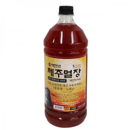 거산식품 새천년 제주멸치액젓3.4kg 1개 제주멸장 100%원액 생젓국 이미지