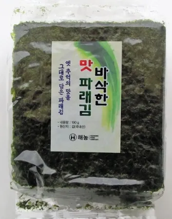 해농 바삭한 파래김100속