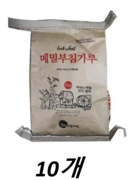 봉평고원메밀 메밀부침가루 1kg 10개 1박스