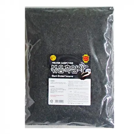 창성식품 볶음 검정깨 흑임자1kg 1개
