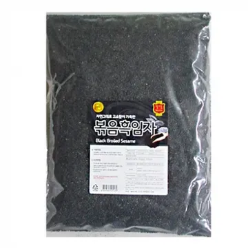 창성식품 볶음 검정깨 흑임자1kg 1개