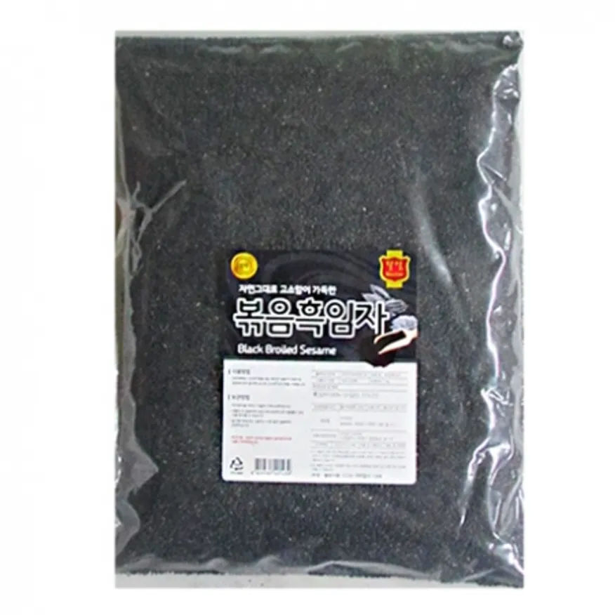 창성식품 볶음 검정깨 흑임자1kg 1개 이미지