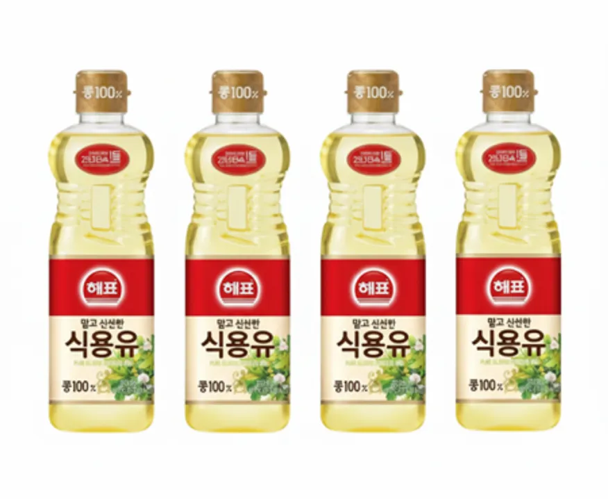해표 식용유900ml 4개 이미지