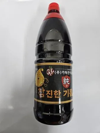 가득찬식품 가득찬 순참진한기름1.8L 1개