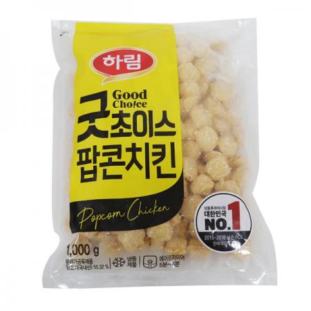 하림 굿초이스 팝콘치킨1kg 이미지