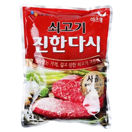 CJ 이츠웰 쇠고기 진한다시2kg 1개