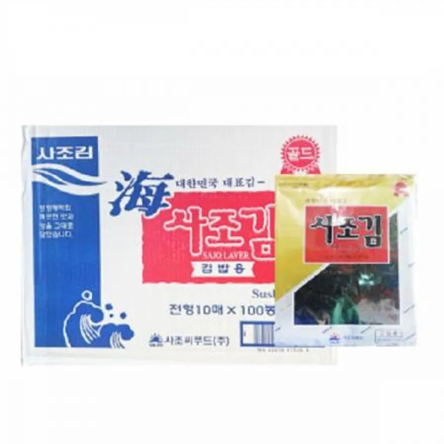 사조김골드 김밥용김(2.8g 전장10매) 28g 100봉 1박스 이미지