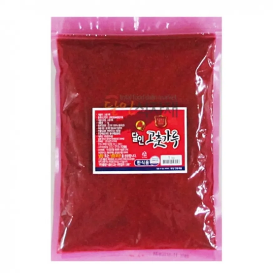 달인 한식용고추가루1kg 햇썹인증 중간굵기 이미지