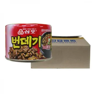 삼포 번데기130g 48개 1박스 고단백 저지방 저칼로리
