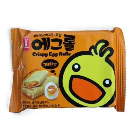  카만 크리스피 에그롤 치즈맛 200g1개 + 계란맛 200g1개 (총 2개) 이미지