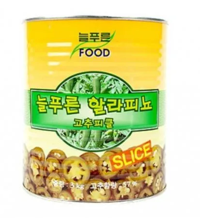 늘푸른 할라피뇨 고추피클3k 1개 이미지