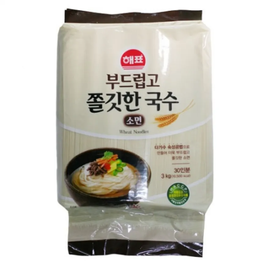 해표 쫄깃한 국수소면3k 이미지