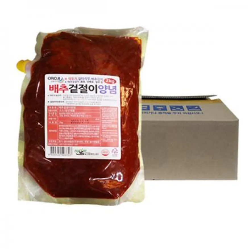 뉴그린 배추겉절이양념2kg 6개 1박스 이미지