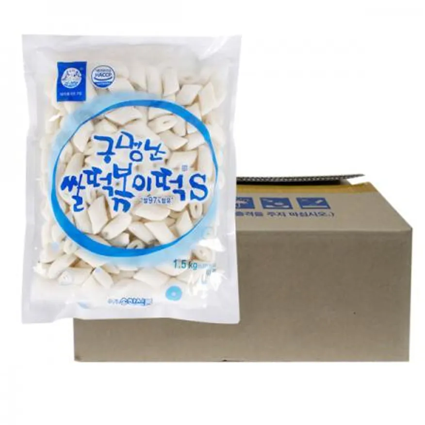 송학식품 왕구멍 쌀떡볶이떡1.5kg 8개 1박스 이미지