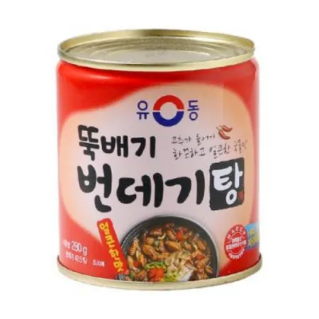 유동 얼큰 뚝배기번데기탕 280g 5개	