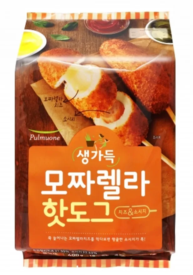 풀무원 모짜렐라핫도그4입 이미지