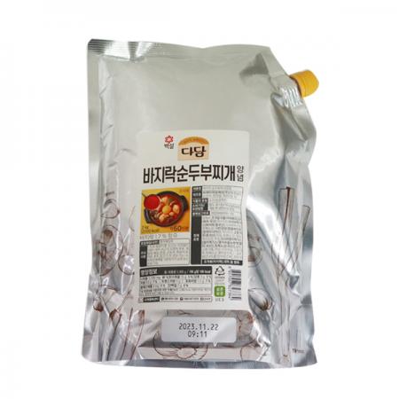  백설 다담 순두부찌개양념2kg 1개    이미지