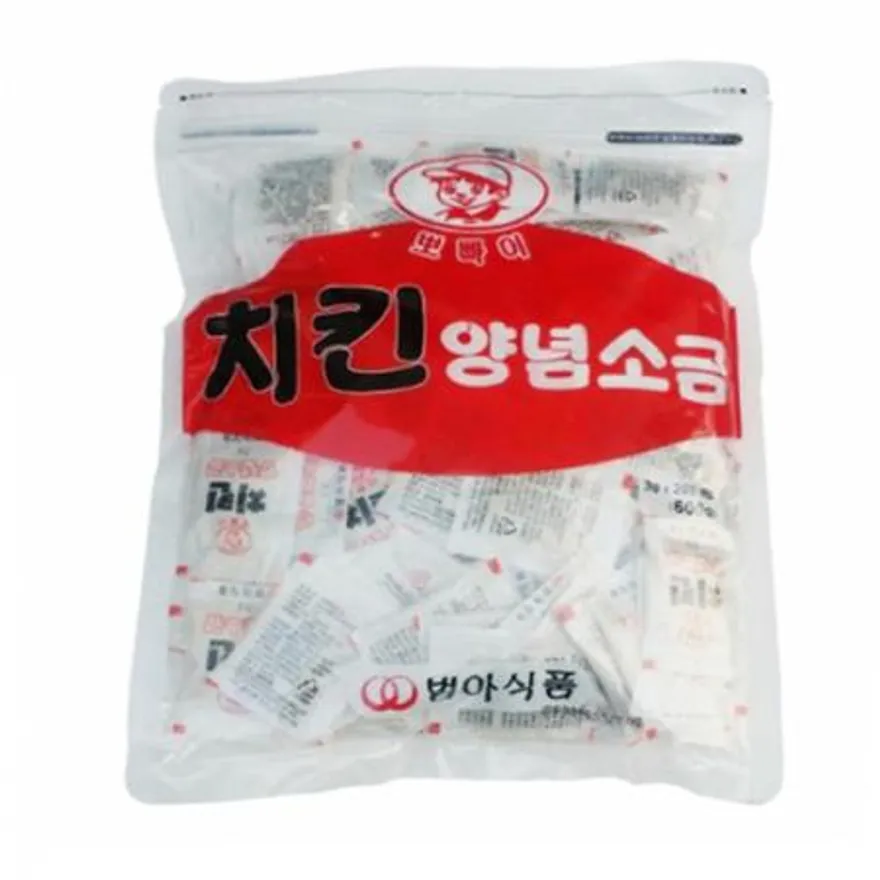 범아 치킨양념소금 (3g 200개)600g 1봉 이미지