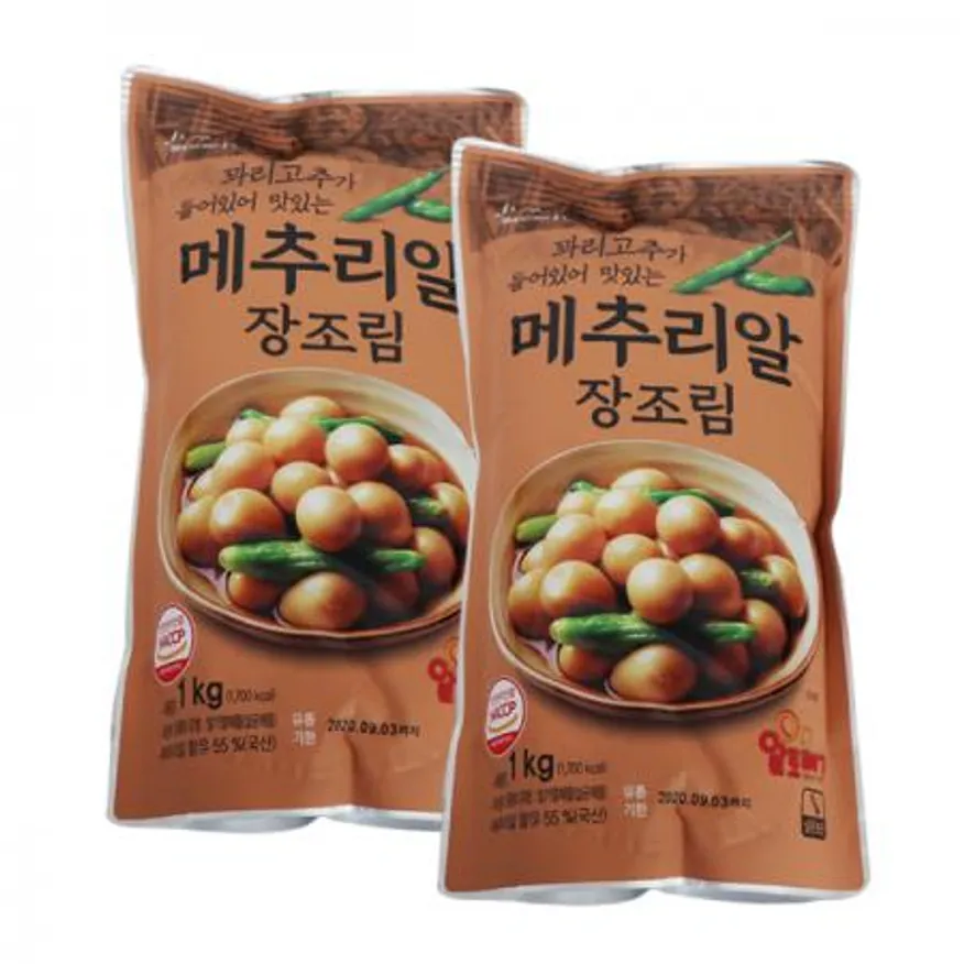 정원식품 메추리알장조림1kg 3개  이미지