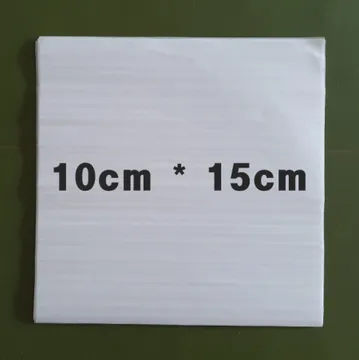 접시받침용 흰색사각종이호일10cm*15cm*1000장