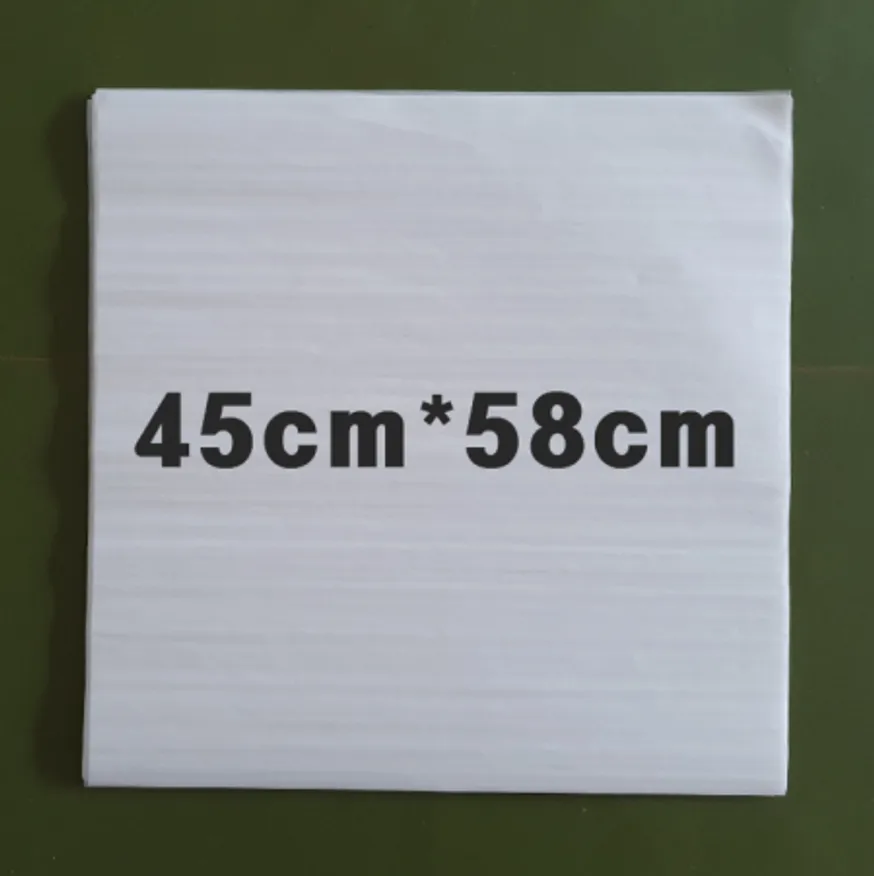불판용,오븐용,접시받침용 흰색사각종이호일45cm*58cm*1000장 이미지