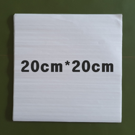 접시받침용 흰색사각종이호일20cm*20cm*1000장 