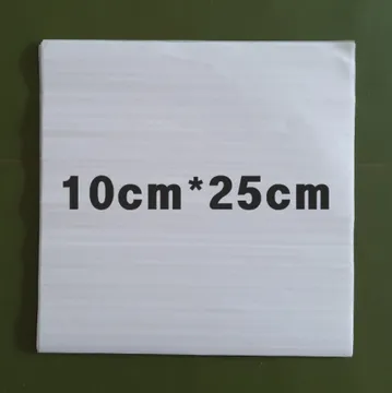 접시받침용 흰색사각종이호일10cm*25cm*1000장