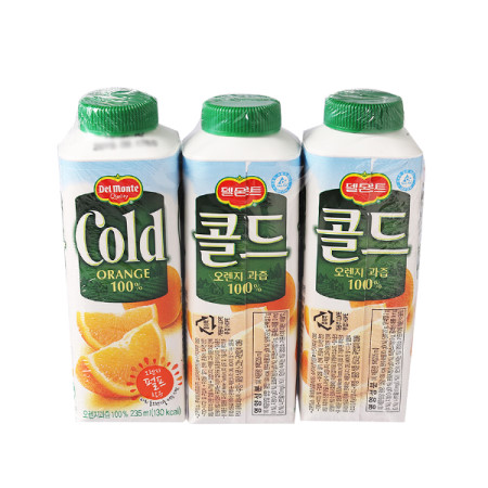 델몬트 콜드 오렌지맛 235ml x 24팩(1box) 이미지