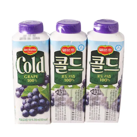 델몬트 콜드 포도맛 235ml x 24팩(1box)