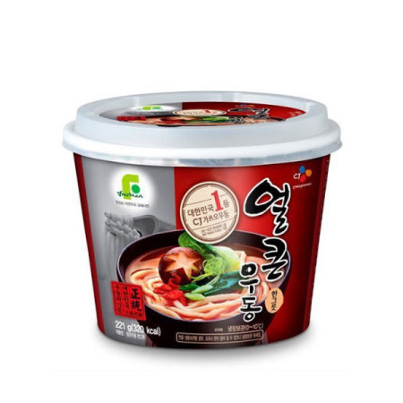 CJ 얼큰 우동 한그릇 용기면 221g x 18개입(1box) 이미지