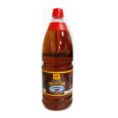 전통 골드참진한기름1.8L / 업소용 맛기름 향기름 참기름대용 이미지