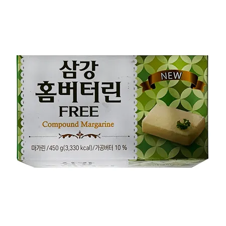 삼강 홈버터린 프리450g / 마가린 가공버터 버터대용