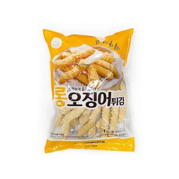 리치푸드 롱오징어튀김1kg / 오징어 튀김 분식 사이드메뉴